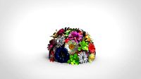 Flowers Ball Sculpture