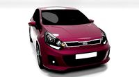 KIA RIO 5DOOR 2012 LOWPOLY