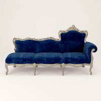 Royal Blue Classic Loveseat