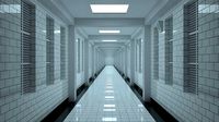 Hospital Hall Way- corridor - Empty Hall way