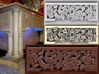 cover altar for church furniture wood carved 3d model for cnc