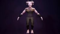 Goat Monster Game asset - lowpoly 3D