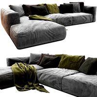 Poliform Shangai Chaise Longue Sofa