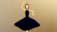 Ballerina im Sprung Dancer Ballet