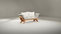 Realistic Modern Interior Sofa 3D mode