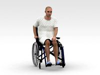 Patient with Wheel Chair