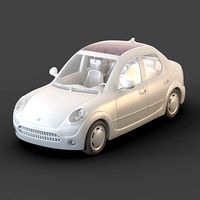 Cartoon Sedan Car
