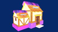 fantasy cartoon house16