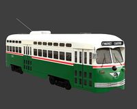 PCC Trolley Car Municipal Retro Railway