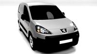 PEUGEOT PARTNER CARGO 2009 LOWPOLY