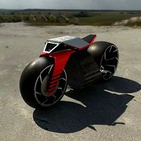 Futuristic Motorcycle 1