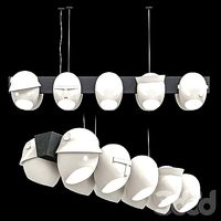 Party chandelier Lamp Bert by Kranen Gille