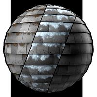 Roof Tile Materials 49- Roofing Mudd and Snow  Seamless Pbr 4