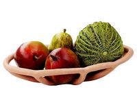 Nested bowl with pears mango and melon