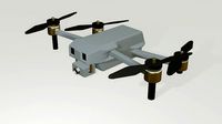 Quadcopter with camera for photography