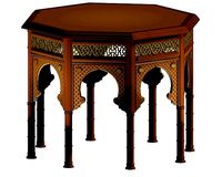 Islamic table with decorations