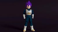 Vegeta Ultra Ego 3D Model