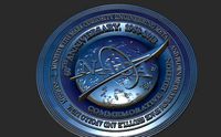 logo nasa usa 3dmodel stl for cnc