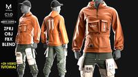 Mens Outfit 4 - Marvelous - CLO Project file - Video Tutorial