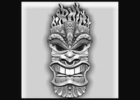 logo for tiki tiki tattoo 3d model for cnc router download