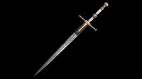 Low Poly-Mid Poly Game Ready Great Sword from Elden Ring