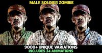 Zombie - Army Soldier UE4 UE5