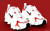 Nike Shox Nova White orange