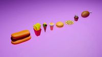 Low Poly Fastfood