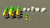Stylized Low-Poly Environment Pack