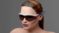 Sport Sun Glasses 3d model