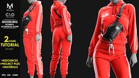 Sportswear Outfit - Marvelous - CLO file - Video Tutorial
