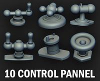 Control Panel IMM Brushes and 3D Models Vol 2