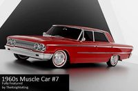 1960s Muscle Car 7 Fully Featured