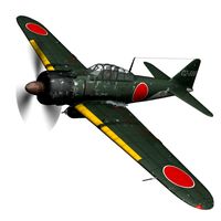 Mitsubishi A6M2 Sen Baku Kamikaze Unit 3D Model