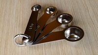 Stainless steel measurement spoon set