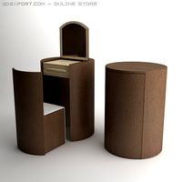 Dressing Table Set 3D Model