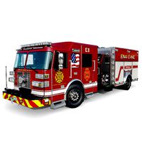 Fire Truck Custom Pumper Doyle Hose