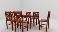 CHAIR AND TABLE