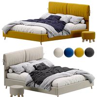 Bed Siteno Minced 160 Barhat Beige