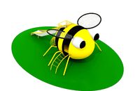school park landscape outdoor playground honeybee for children