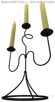 Download free Candle Stand 3D Model