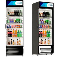 Store Refrigerator Bottles and Cans