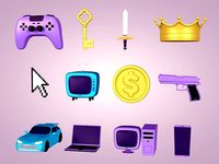 Videos Games Icons Pack