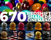 670 Redshift Shader to Cinema 4d v