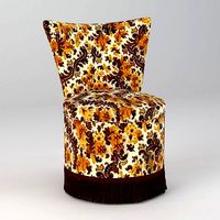 1950s Design Cocktail Easy Armchair Toad Style