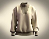 Half Zipper Funnel Neck Jumper