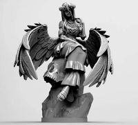 Waifu Albe lord Anime Character design STL 3D