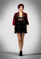 Bra top mini skirt set