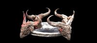 Demon Dragon Scull Stand