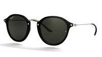 Ray Ban Round Fleck Non Polarized Green Classic Sunglass